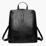 Natalie | Sophisticated Croc-Embossed Leather Backpack Aurora-Bags