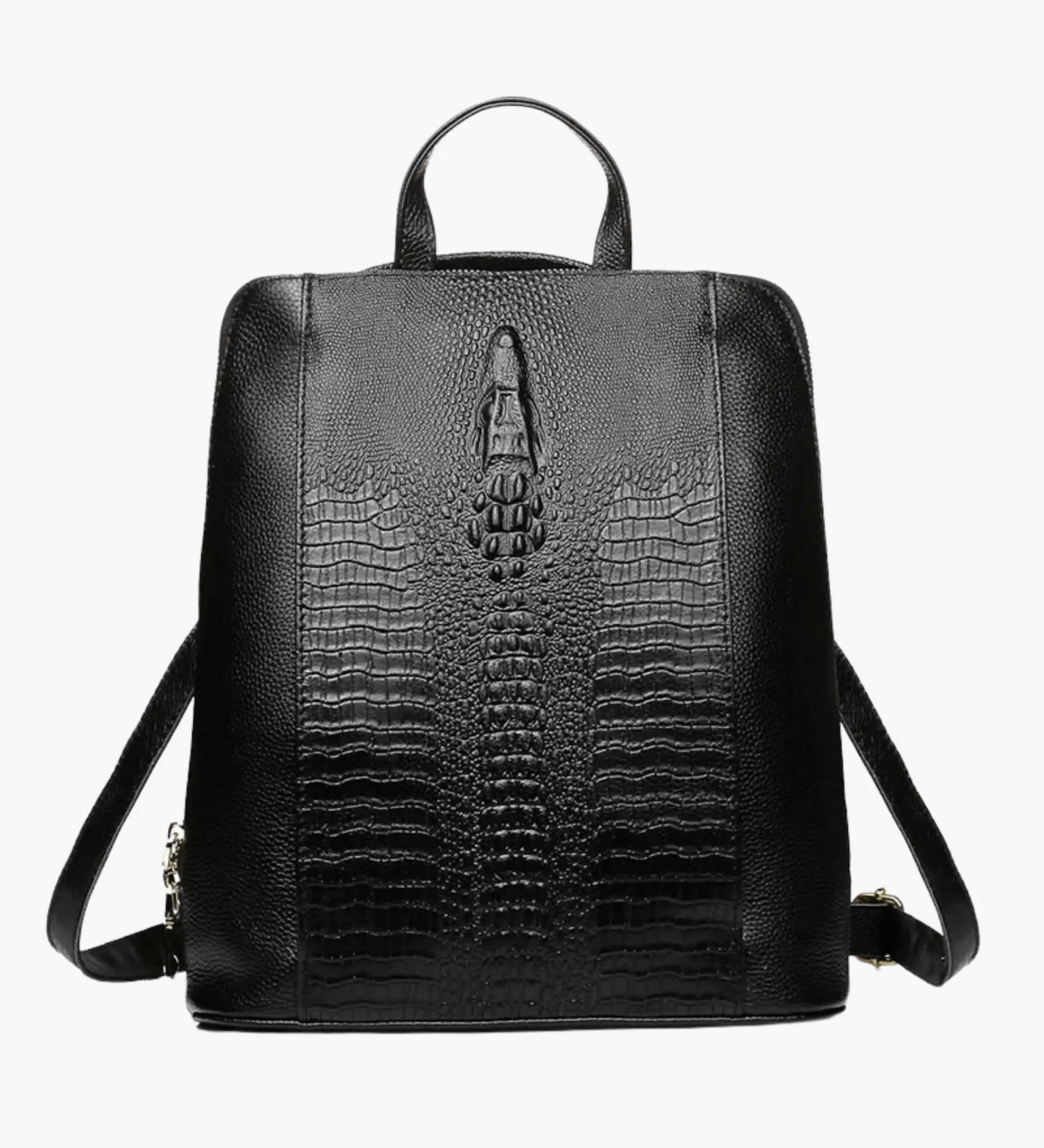 Natalie | Sophisticated Croc-Embossed Leather Backpack Aurora-Bags