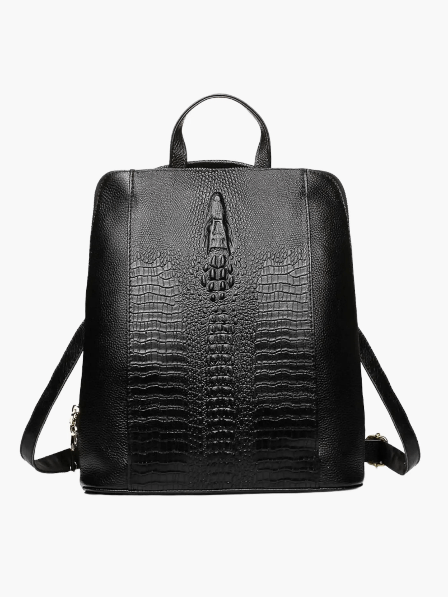 Natalie | Sophisticated Croc-Embossed Leather Backpack Aurora-Bags