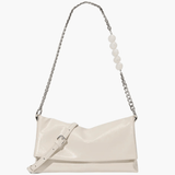 Noelle | Sleek Shoulder Bag with Chain and Pearl Detail Aurora-Bags