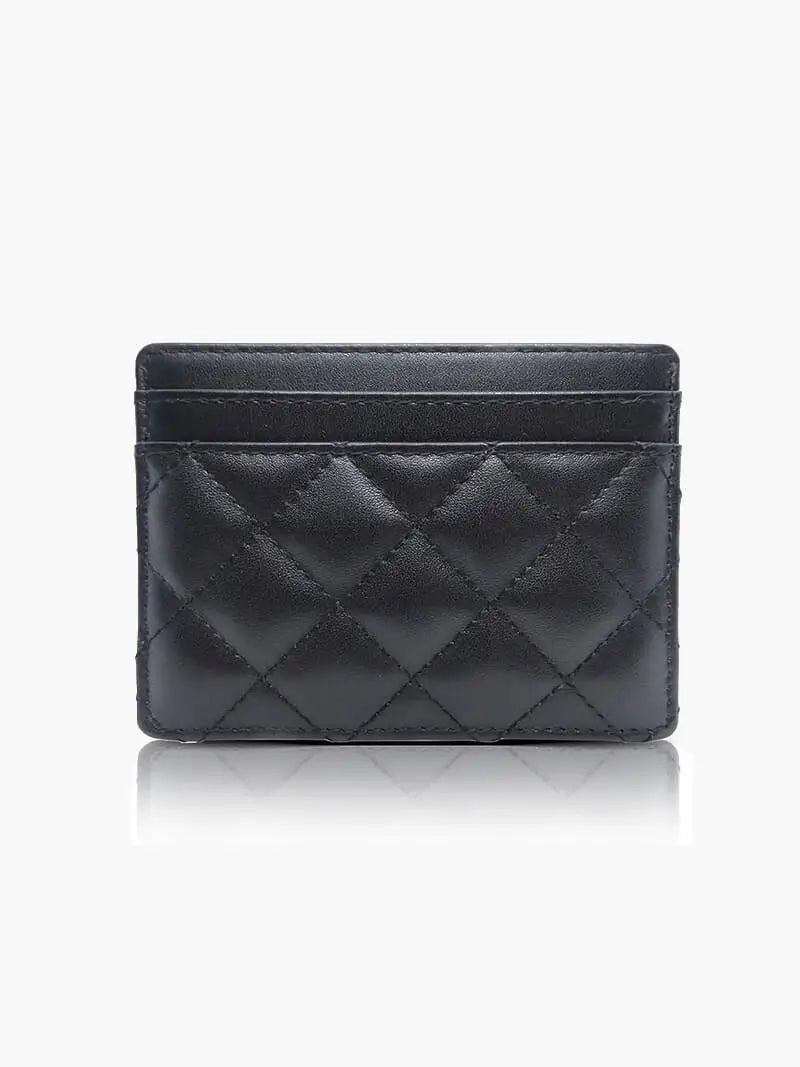 Quilted Minimalist Card Holder Aurora-Bags