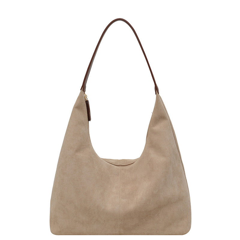 Evie | Minimal Vegan Suede Hobo Bag – Timeless & Chic