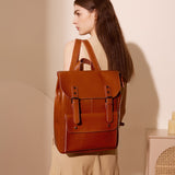 Meliora | Vintage Brown Leather Backpack – Classic, Durable & Stylish