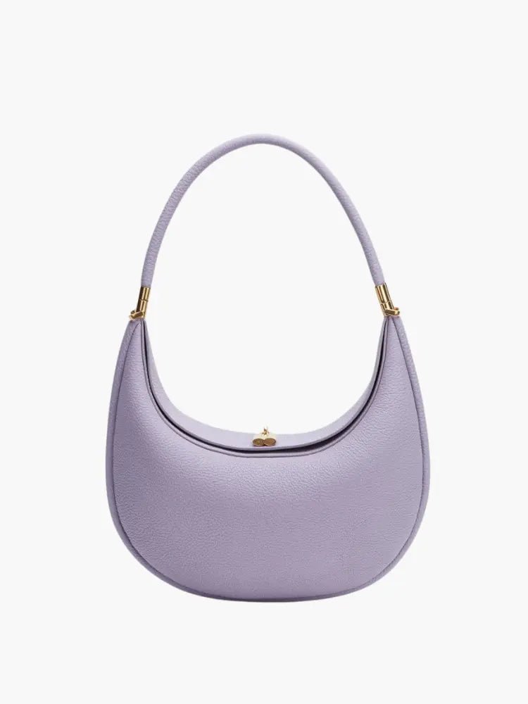 Olivia | Curved Leather Shoulder Bag Aurora-Bags