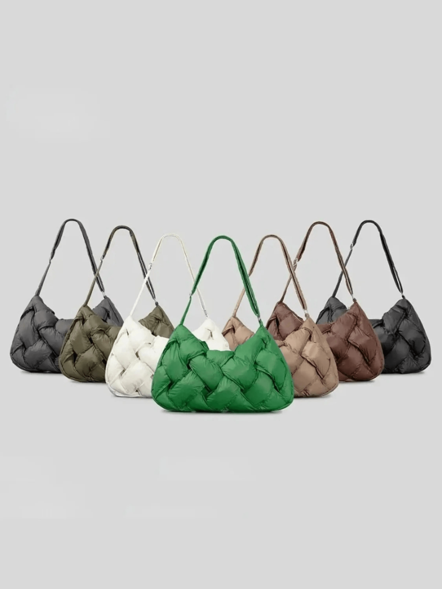 Olivia | Quilted Shoulder Bag with Modern Woven Design Aurora-Bags