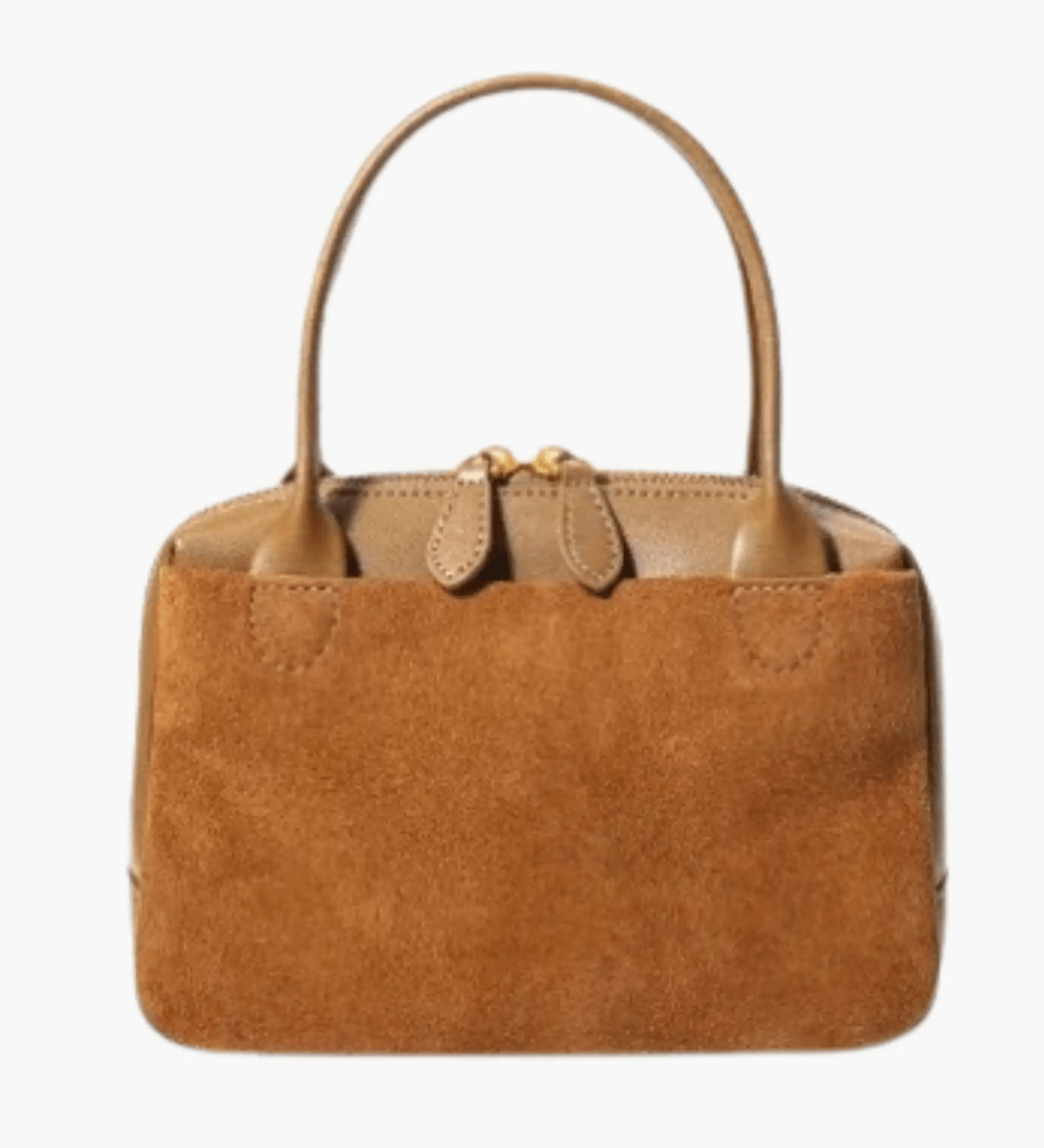 Olivia | Suede and Leather Handbag Feylen.com