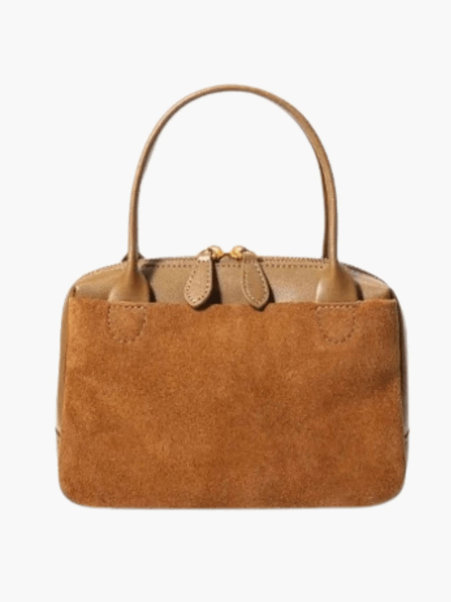 Olivia | Suede and Leather Handbag Feylen.com