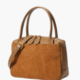 Olivia | Suede and Leather Handbag Feylen.com