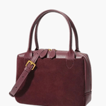 Olivia | Suede and Leather Handbag Feylen.com