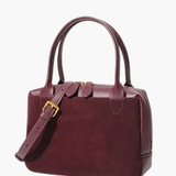 Olivia | Suede and Leather Handbag Feylen.com