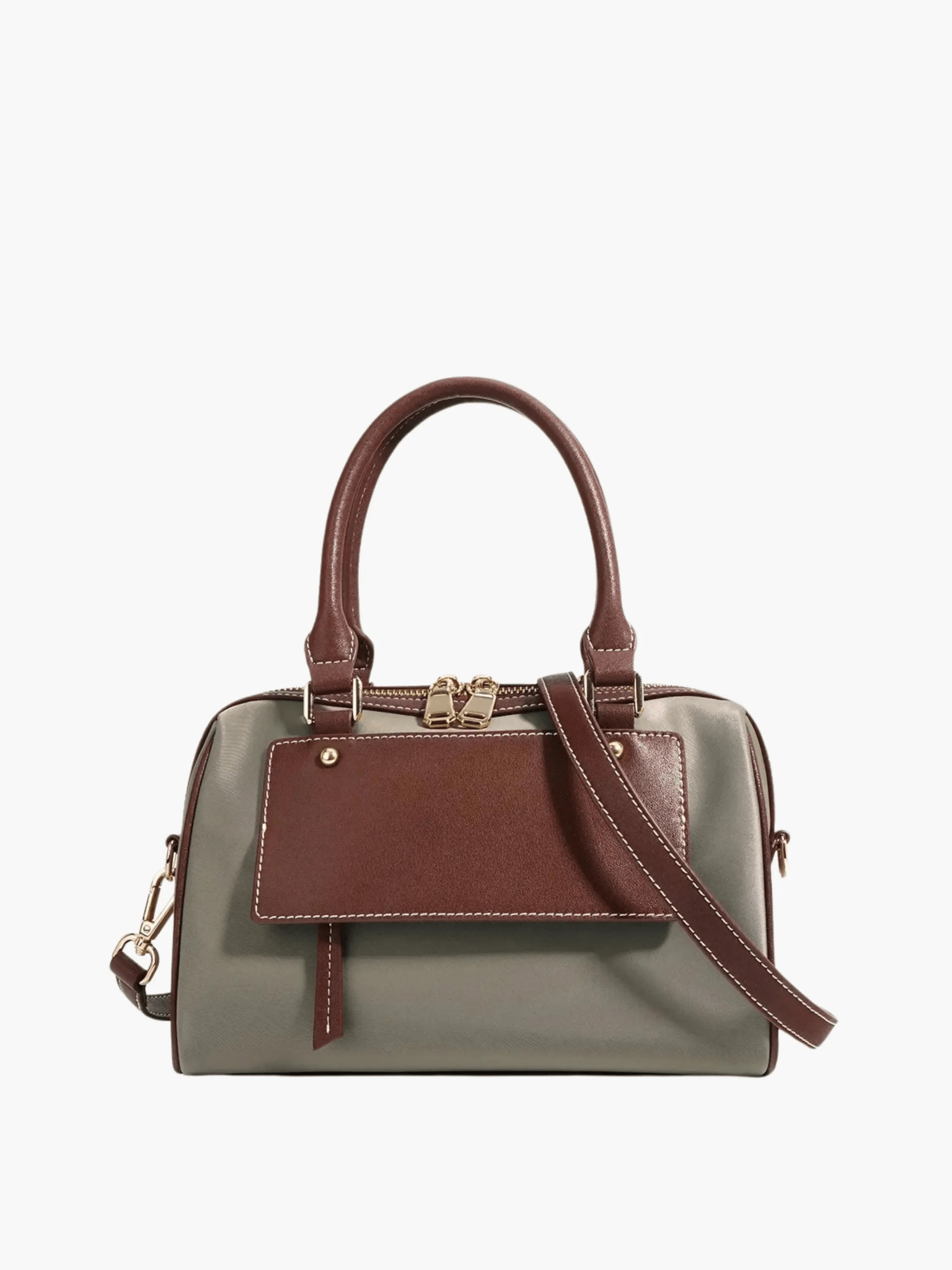 Ava | Luxe Oxford Handtas van Echt Leer met Schouderriem Aurora-Bags