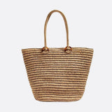 Solea Classic Straw Tote – Handwoven Market Bag