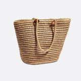 Solea Classic Straw Tote – Handwoven Market Bag