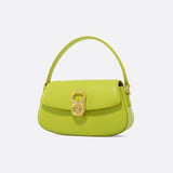 Aurora Mini Flap Bag – Statement Handbag with Gold Pop-Tab Clasp