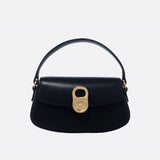 Aurora Mini Flap Bag – Statement Handbag with Gold Pop-Tab Clasp