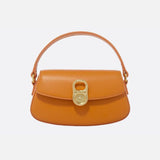 Aurora Mini Flap Bag – Statement Handbag with Gold Pop-Tab Clasp