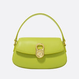 Aurora Mini Flap Bag – Statement Handbag with Gold Pop-Tab Clasp