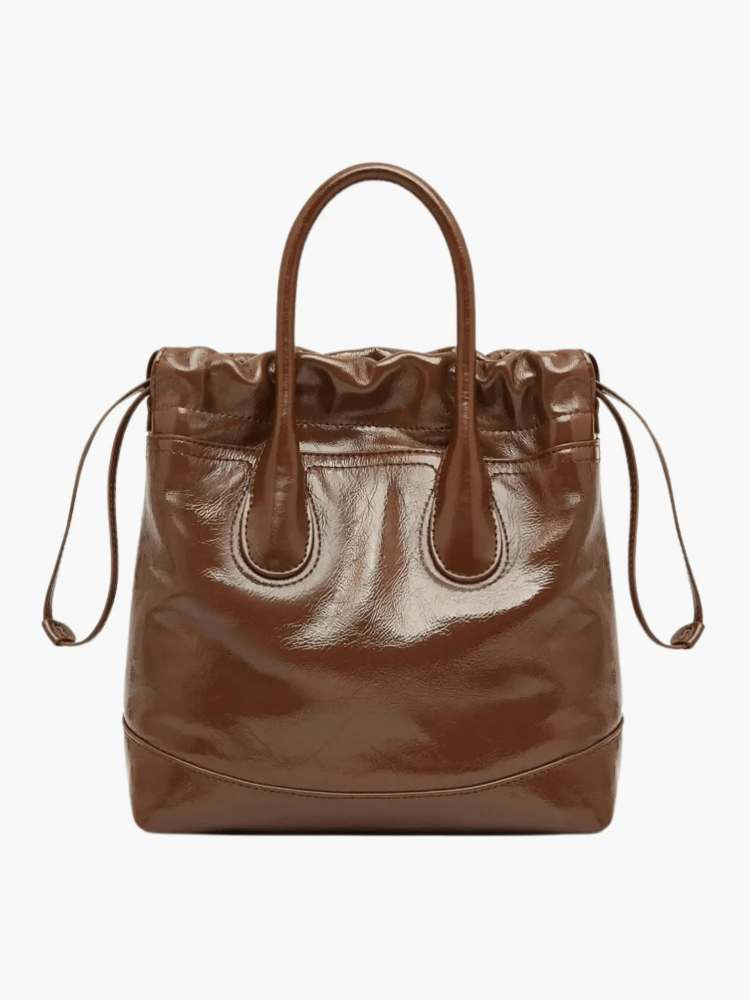 Polly | Glossy Drawstring Tote Bag Aurora-Bags