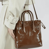 Polly | Glossy Drawstring Tote Bag Aurora-Bags