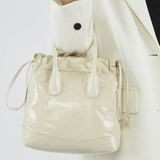 Polly | Glossy Drawstring Tote Bag Aurora-Bags