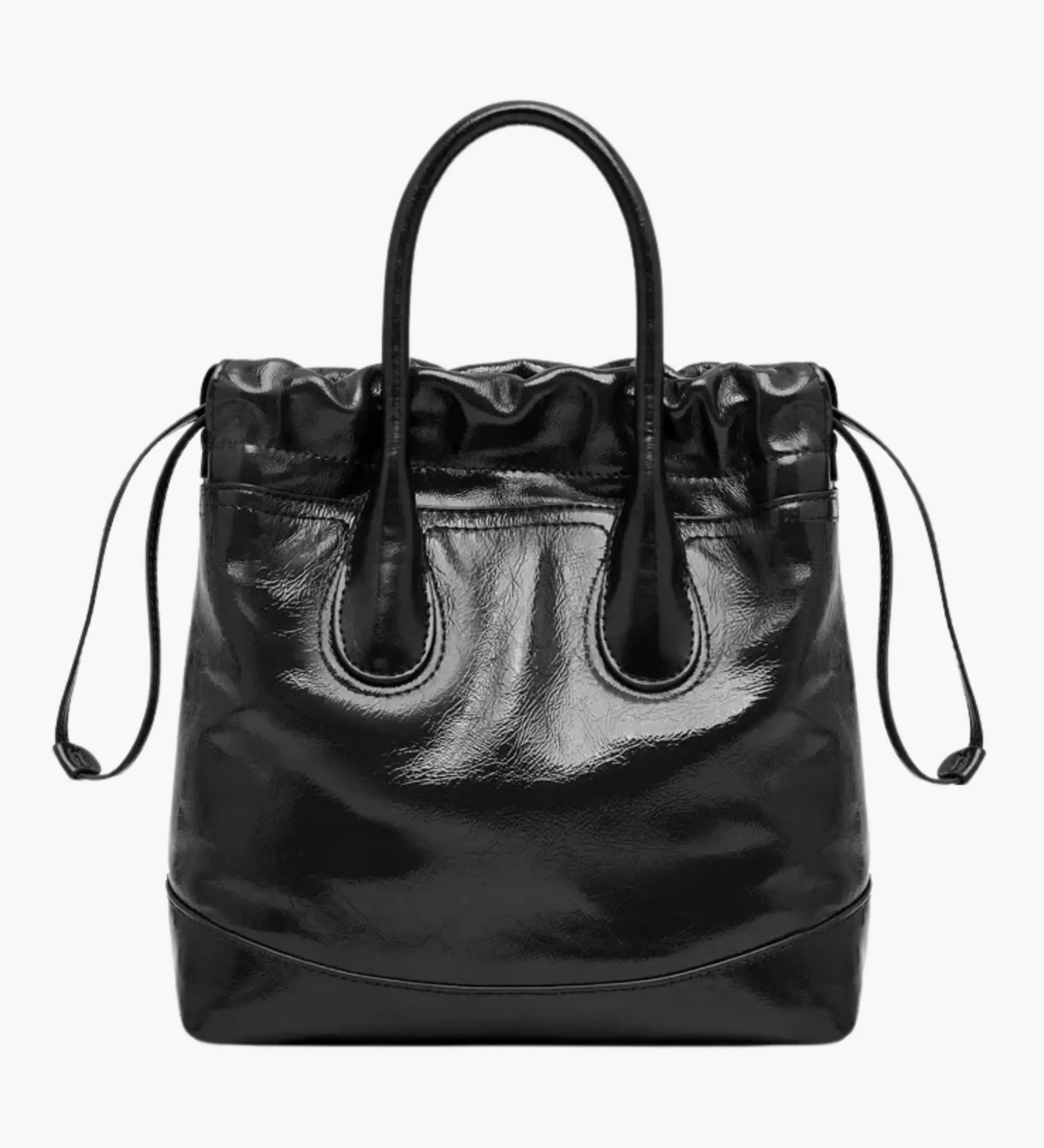 Polly | Glossy Drawstring Tote Bag Aurora-Bags