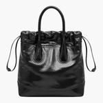 Polly | Glossy Drawstring Tote Bag Aurora-Bags