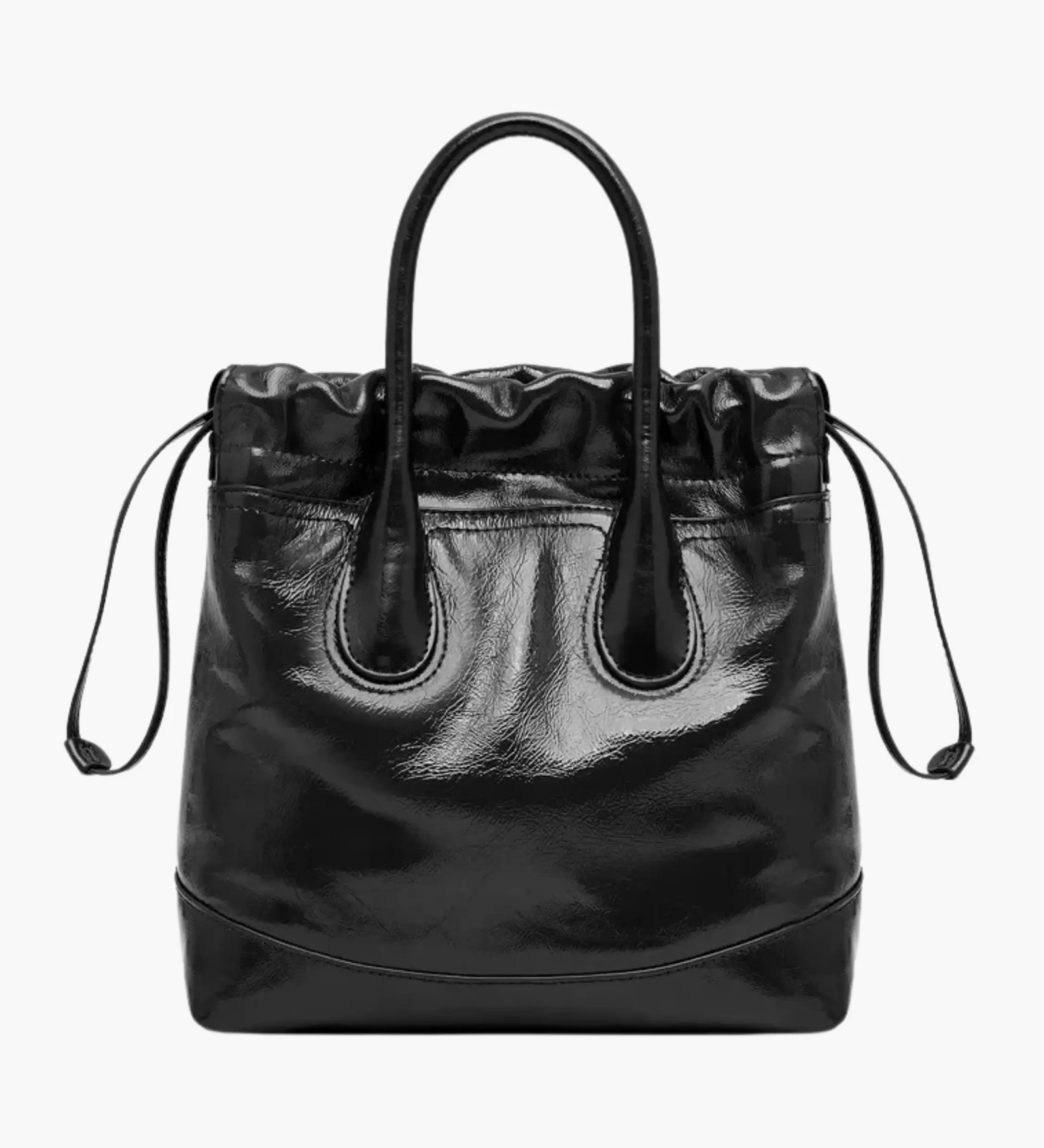 Polly | Glossy Drawstring Tote Bag Aurora-Bags