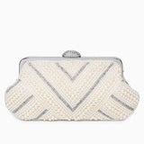 Orlena | Elegant Pearl & Crystal Clutch – Timeless & Sophisticated Design