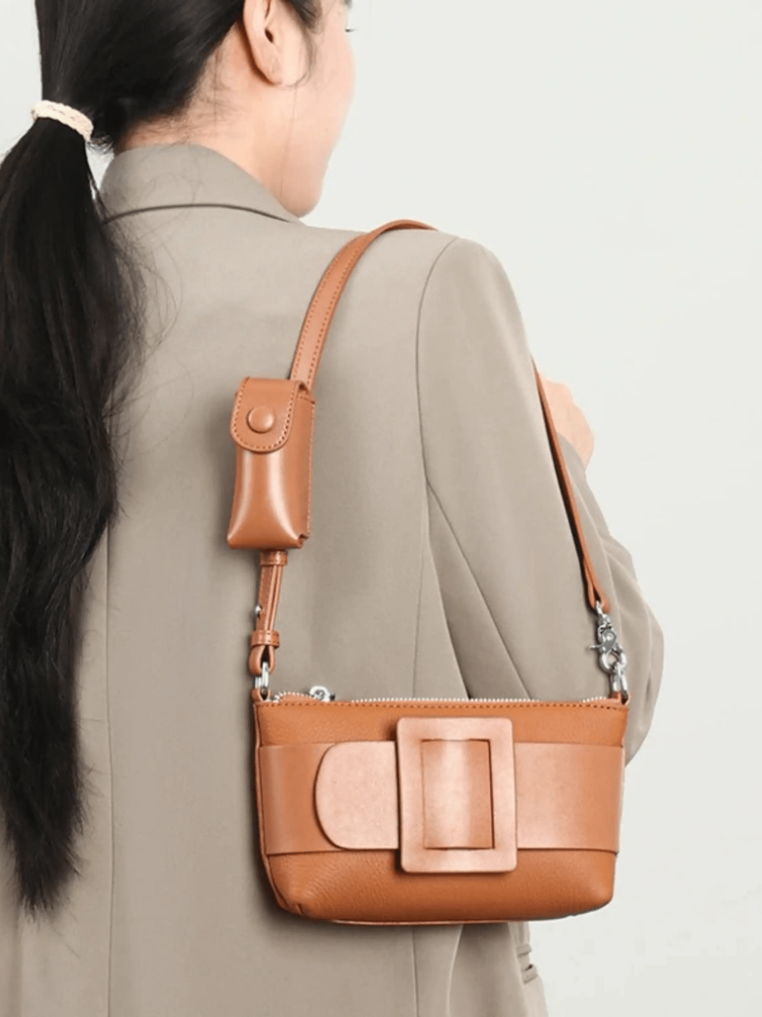 Raisa | Stylish Multi-Color Belted Crossbody Bag - Aurora-Bags