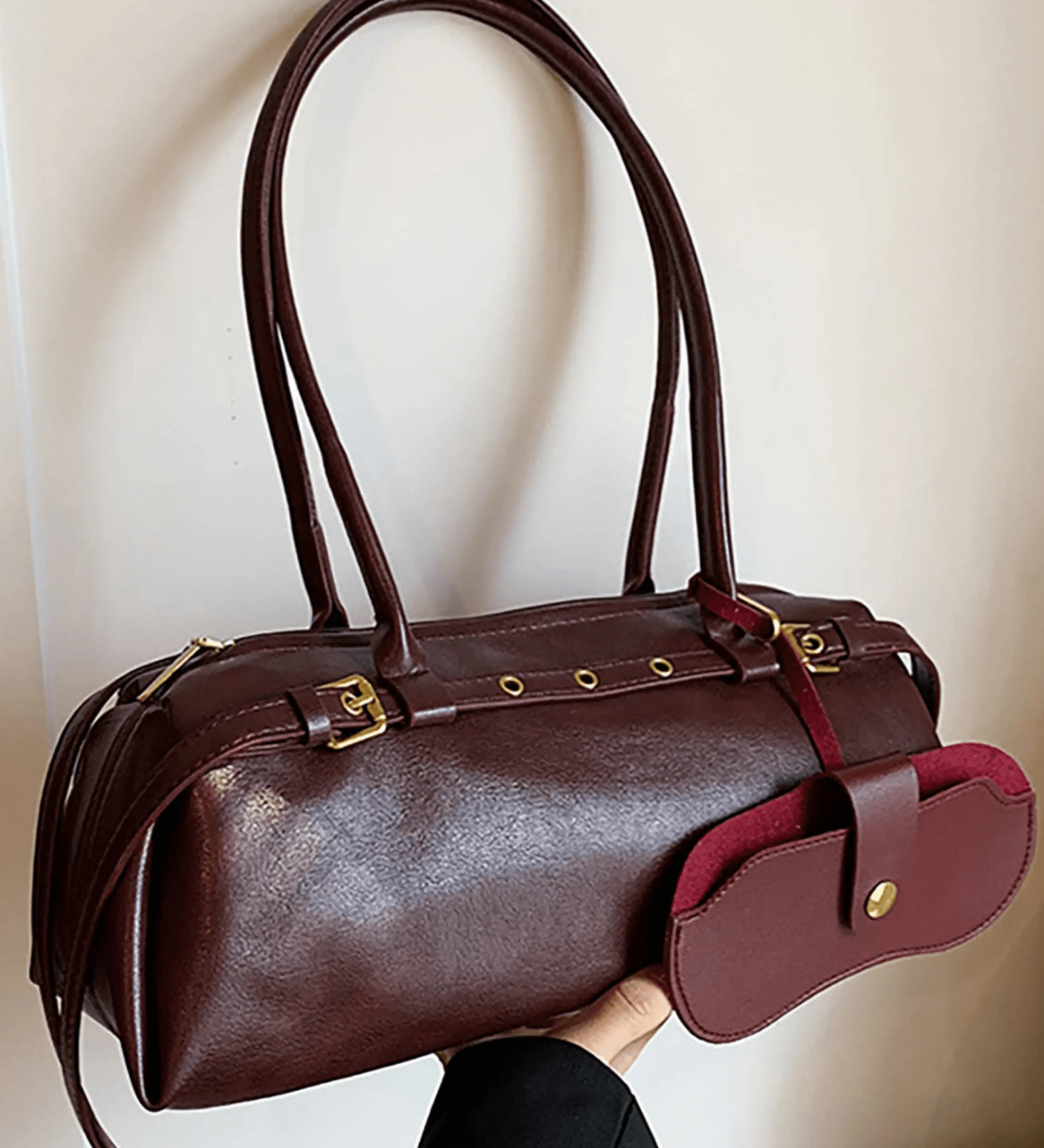 Raya | Elegant Barrel Handbag - Aurora-Bags