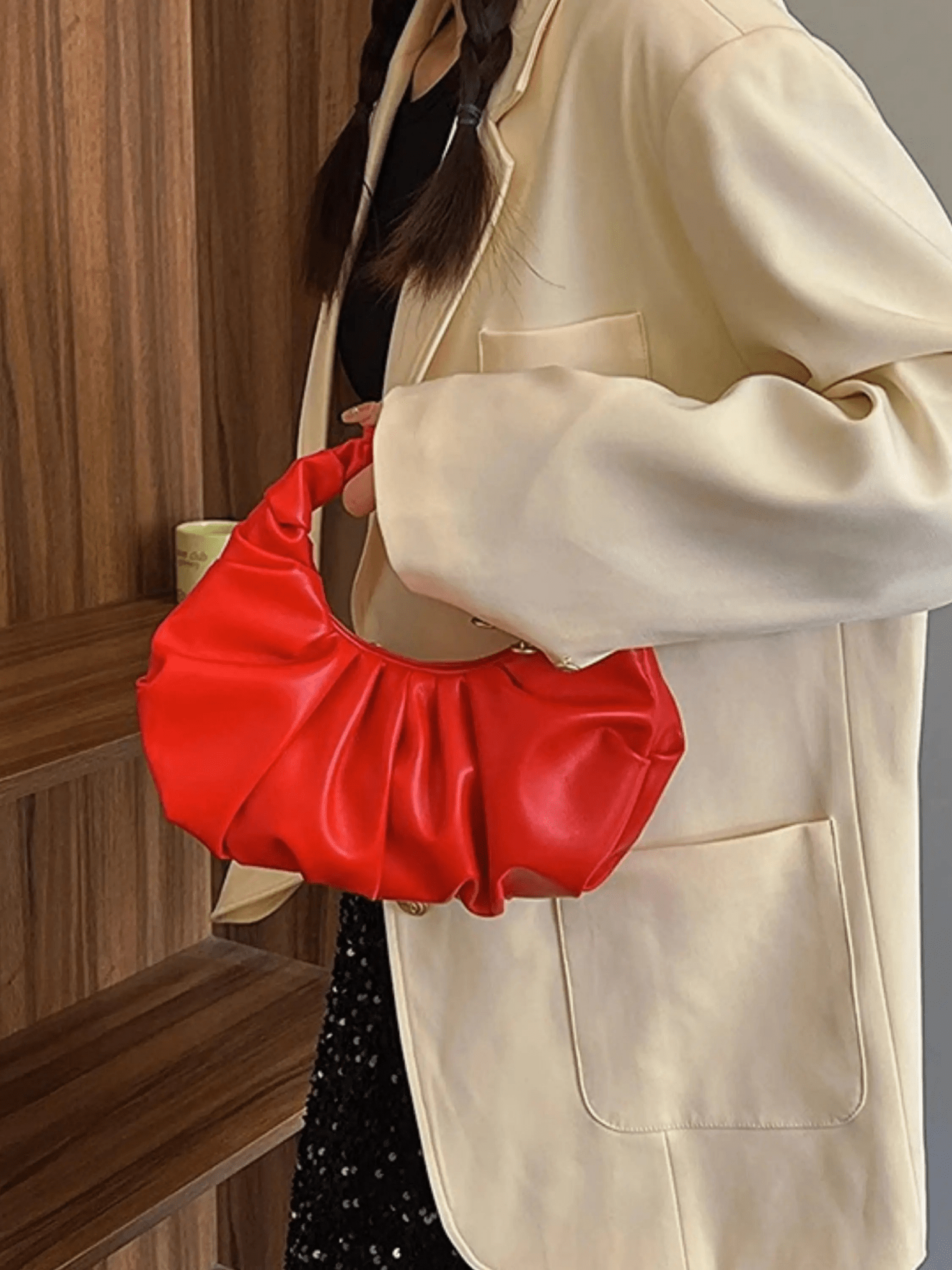 Azalea | Elegante Handtas in Rimpelstijl Aurora-Bags