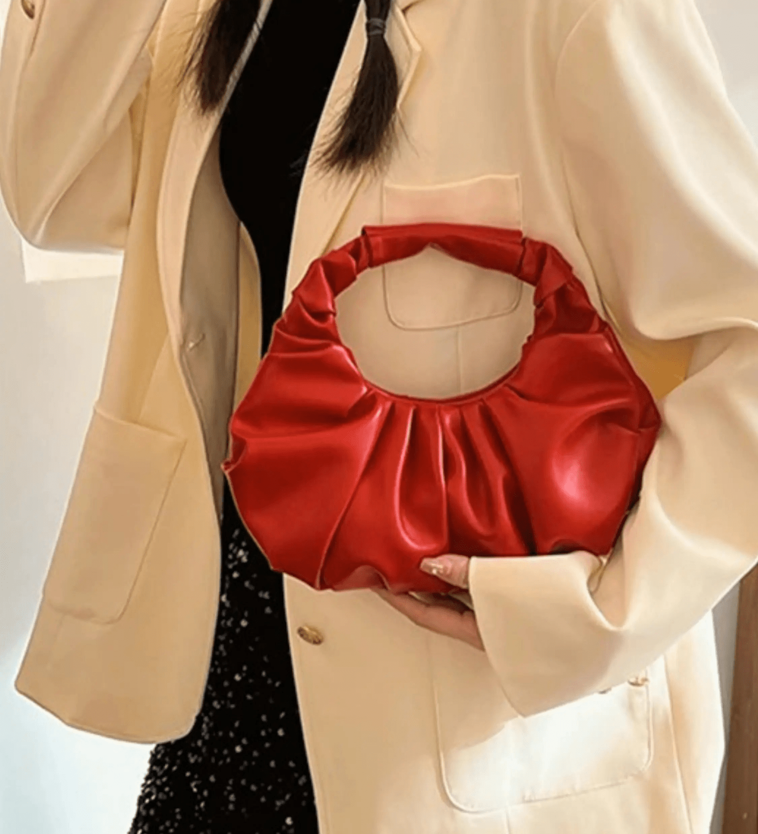 Azalea | Elegante Handtas in Rimpelstijl Aurora-Bags