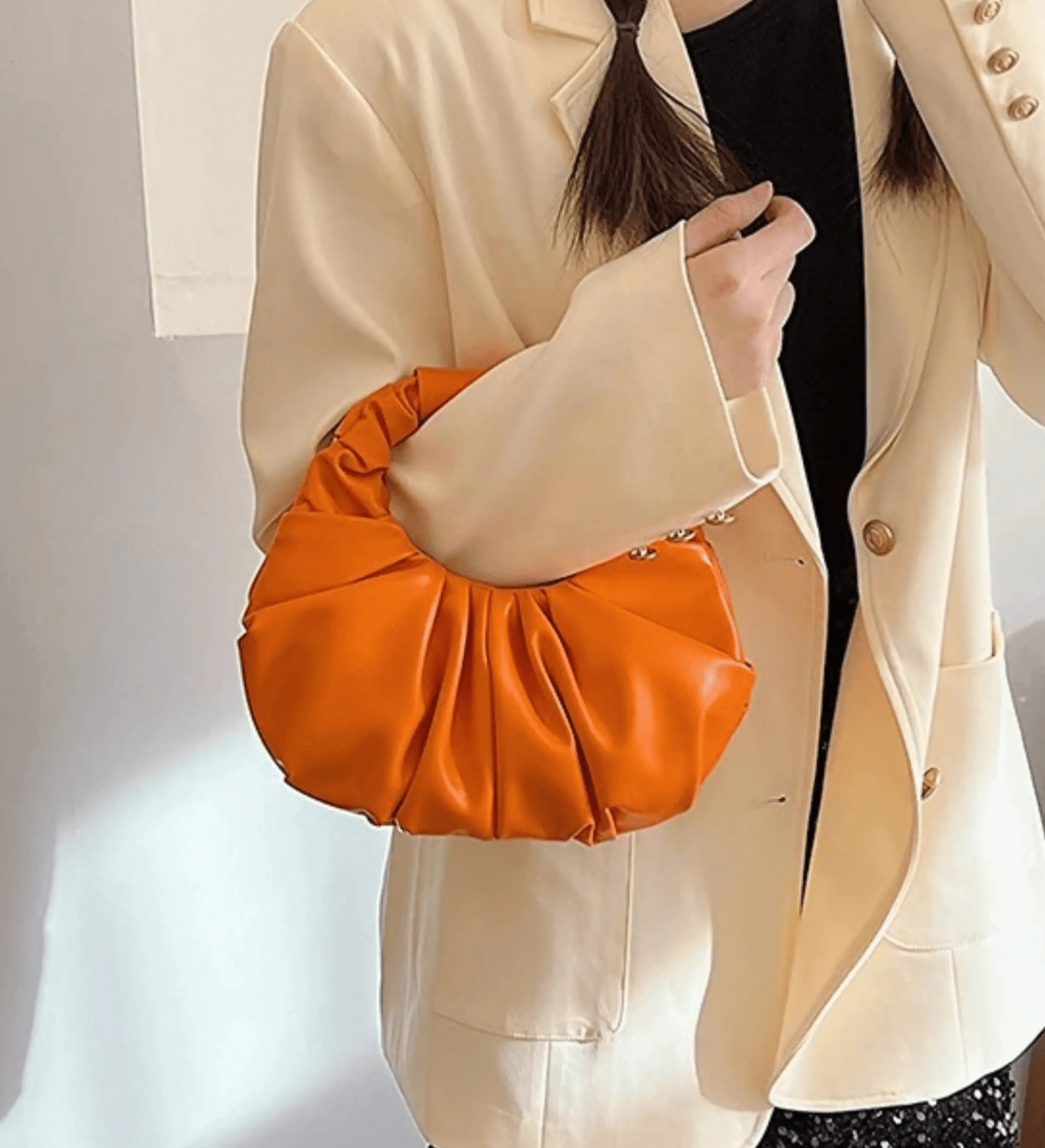 Azalea | Elegante Handtas in Rimpelstijl Aurora-Bags