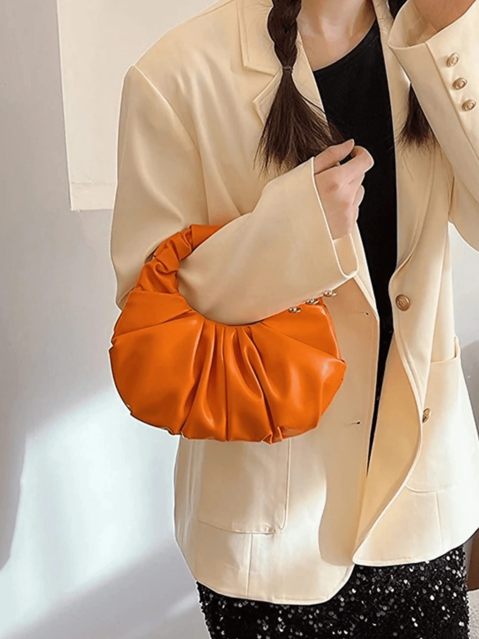 Azalea | Elegante Handtas in Rimpelstijl Aurora-Bags