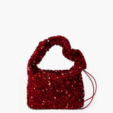 Sac en velours à paillettes Aurora-Bags