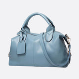 Elegant Leather Satchel Bag – Versatile Handbag with Detachable Strap