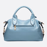 Elegant Leather Satchel Bag – Versatile Handbag with Detachable Strap