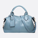Elegant Leather Satchel Bag – Versatile Handbag with Detachable Strap