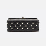 Black Studded Leather Handbag – Rock Chic Meets Luxury