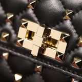 Black Studded Leather Handbag – Rock Chic Meets Luxury