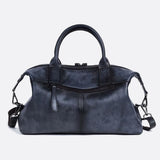 Vintage Leather Travel Handbag – Premium Top Handle Crossbody Purse for Women