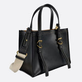 Chic Rectangular Leather Tote Bag