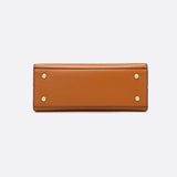 Aurora Signature Trapeze Bag – Structured Handbag with Turn-Lock Closure