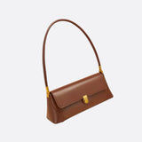 Vivienne Retro Baguette Bag – Structured Leather Shoulder Purse