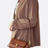 Vivienne Retro Baguette Bag – Structured Leather Shoulder Purse