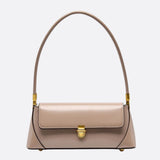Vivienne Retro Baguette Bag – Structured Leather Shoulder Purse