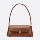 Vivienne Retro Baguette Bag – Structured Leather Shoulder Purse