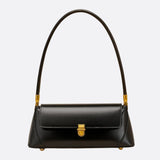 Vivienne Retro Baguette Bag – Structured Leather Shoulder Purse