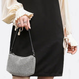 Elegant Rhinestone Shoulder Bag