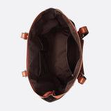 Classic Brown Leather Tote Bag – Everyday Elegance for Modern Women